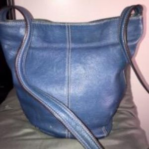 Blue tignanello shoulder bag